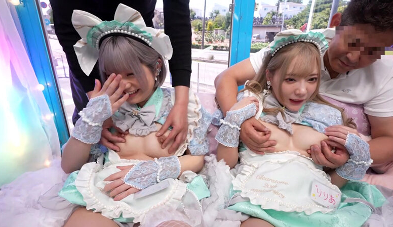 中出し ナンパ 胸チラ コスプレ メイド